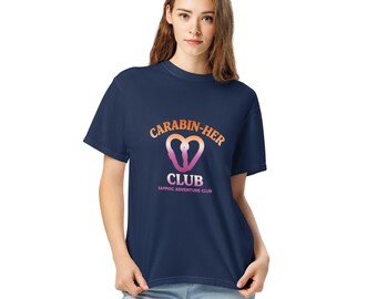 Lesbisches T-Shirt | Karabiner Keule | LGBT Queer TLW Sapphic Tee Top