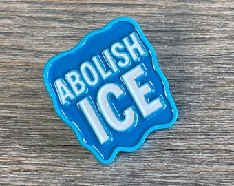 Abolish Ice Lapel Pin – Immigration Rights Lapel Pins, No One Is Illegal Pin