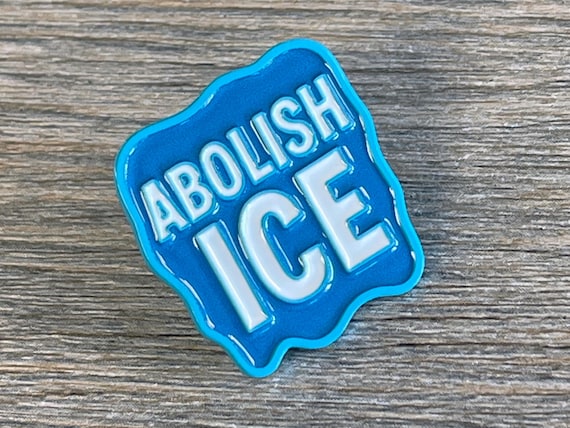 Abolish Ice Lapel Pin – Immigration Rights Lapel Pins, No One Is Illegal Pin