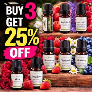 10ml Essential Oil – Aromatherapy, Diffuser, Candle & Soap Making