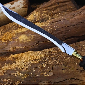 Handmade Scimitar Sword | High Carbon Steel Curved Blade | Historical Full Tang Sword | Personalized Gift | Collector’s Sword