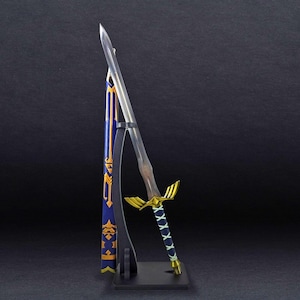 Handmade Legend of Zelda Master Sword Replica – 41″ Stainless Steel Cosplay, Display & Gamer Gift with Scabbard