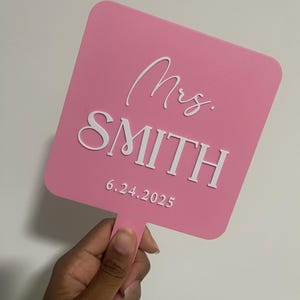 Personalized Bride Mirror | Wedding gifts for bride | Custom hand mirror | Bride Mirror | 3D printed mirror