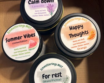 Knete mit Duft Duftknete Skill Handmade Orange Lavendel Wald Wassermelone Limited Edition entspannen fühlen kneten riechen