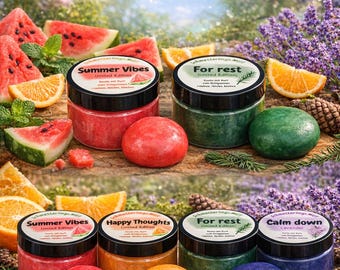 Knete mit Duft Duftknete Skill Handmade Orange Lavendel Wald Wassermelone Limited Edition entspannen fühlen kneten riechen
