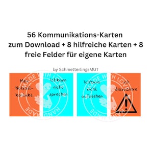 56 kart komunikacyjnych do pobrania w wersji cyfrowej na wypadek sytuacji wyjątkowych, problemów ze zdrowiem psychicznym i niepełnosprawności
