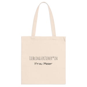 Lieblingserzieher*in Tasche | personalisiert | Beutel | Erzieherin Geschenk | Abschiedsgeschenk Erzieherin | Abschiedsgeschenk Tagesmutter