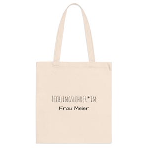 Lieblingslehrer*in Tasche | personalisiert | Jutebeutel | Lehrerin Geschenk | geschenk Lehrerin | Abschiedsgeschenk Lehrerin minimalistisch
