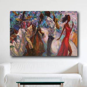 Jazz Musician Canvas Poster Print, Jazz Musician Art, Saxophone Player Art, Jazz Lovers Gift, Vintage Jazz Bar Art, Musician Gift, Unframed