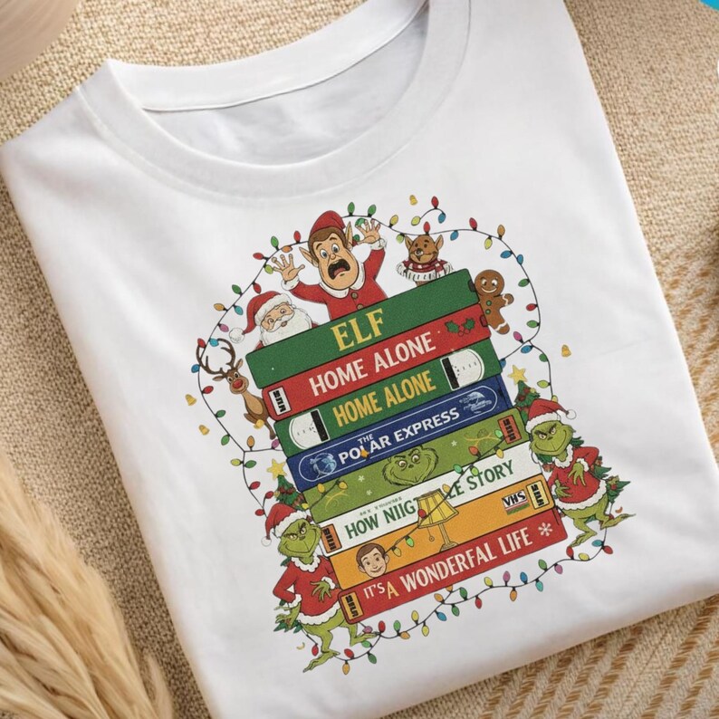 Elf Png, Christmas Movie Stack PNG, Elf Home Alone Polar Express Grinch ...