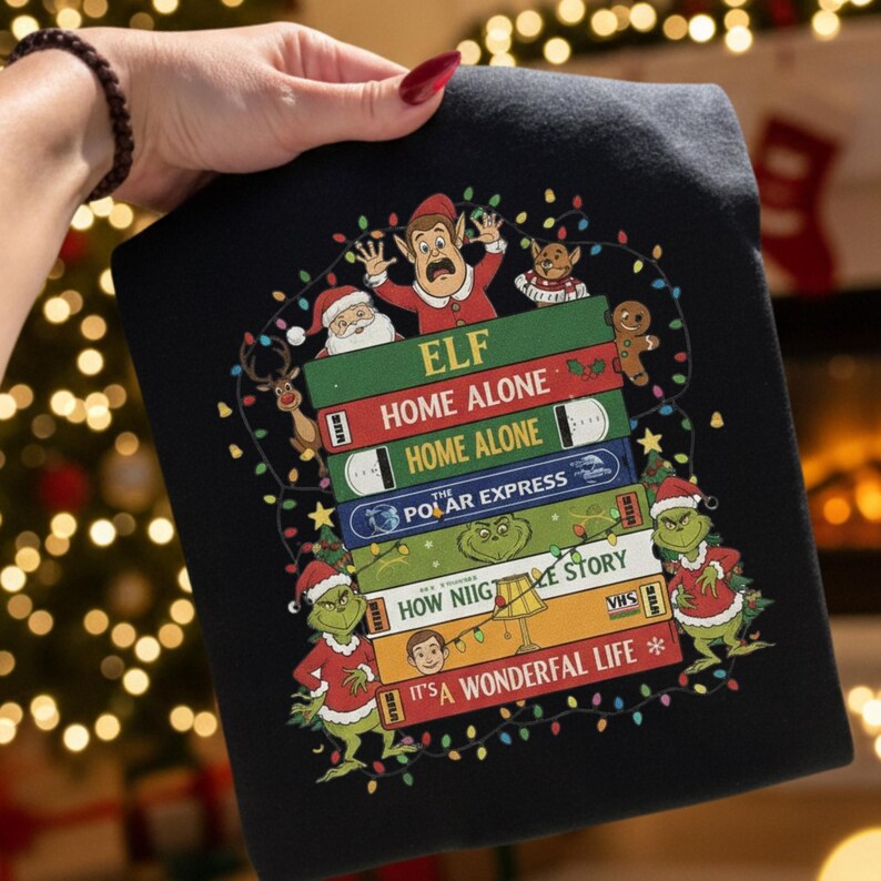 Elf Png, Christmas Movie Stack PNG, Elf Home Alone Polar Express Grinch ...