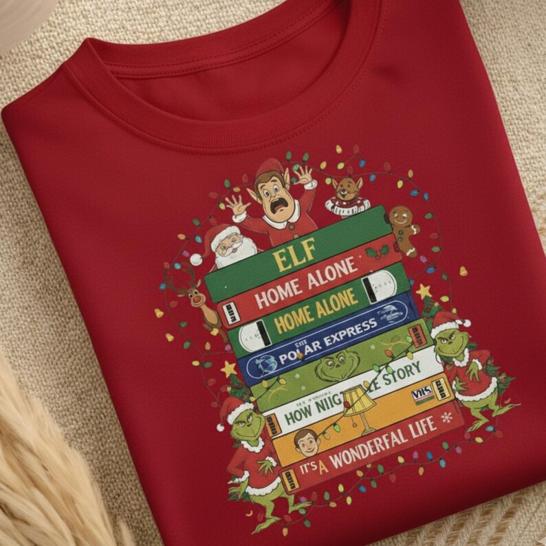 Elf Png, Christmas Movie Stack PNG, Elf Home Alone Polar Express Grinch ...