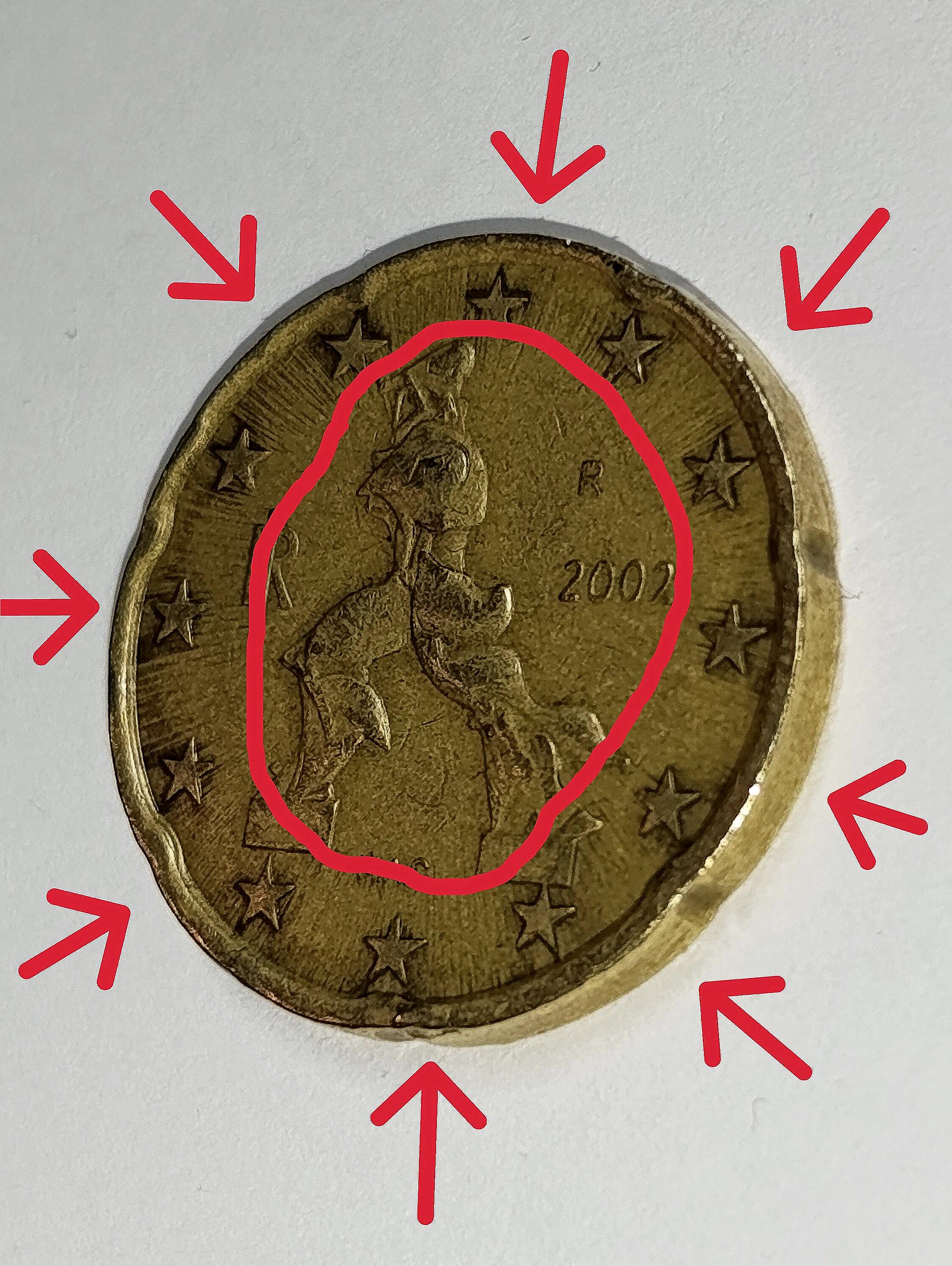 Italian 10 cent coin - Etsy 日本