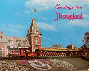 Vintage 1960's Greetings from Disneyland Set of Six Collectible Postcards Excellent Shape RF0184