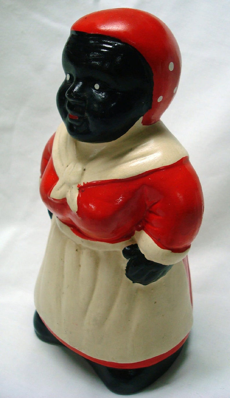 Vintage Aunt Jemima Ceramic Piggy Bank Black Americana Etsy
