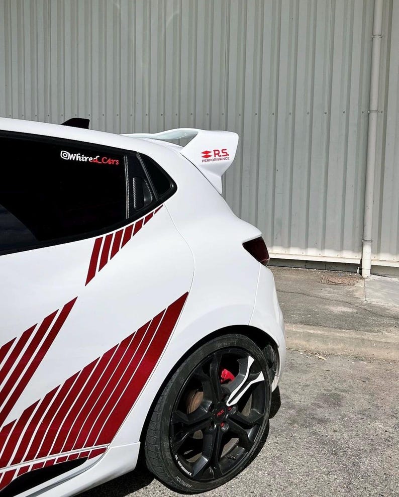 Clio 4 RS Rear Spoiler – Performance CUP Look | Easy Installation Kit ...