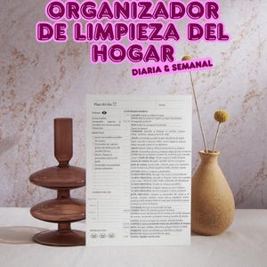 Editable detailed cleaning planner