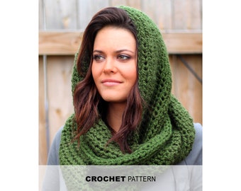 CROCHET PATTERN -Soft & Cozy Infinity Scarf Crochet Pattern- Instant Download- PDF File