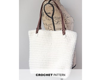 CROCHET PATTERN- The Keystone Tote Bag- Crochet Bag Pattern- PDF- Digital Download