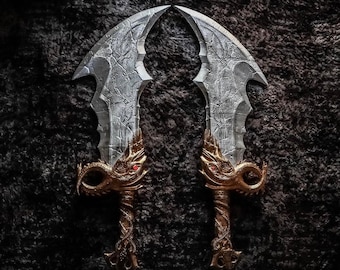 God of War Blades of Chaos: Stainless Steel Kratos Swords, Full Tang Replica