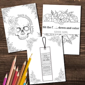 Adult Coloring Pages Vol 1 | Spicy Printable PDF