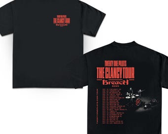 Twenty One Pilots T-shirt, Breach Tour 2025 Unisex Graphic T-shirt