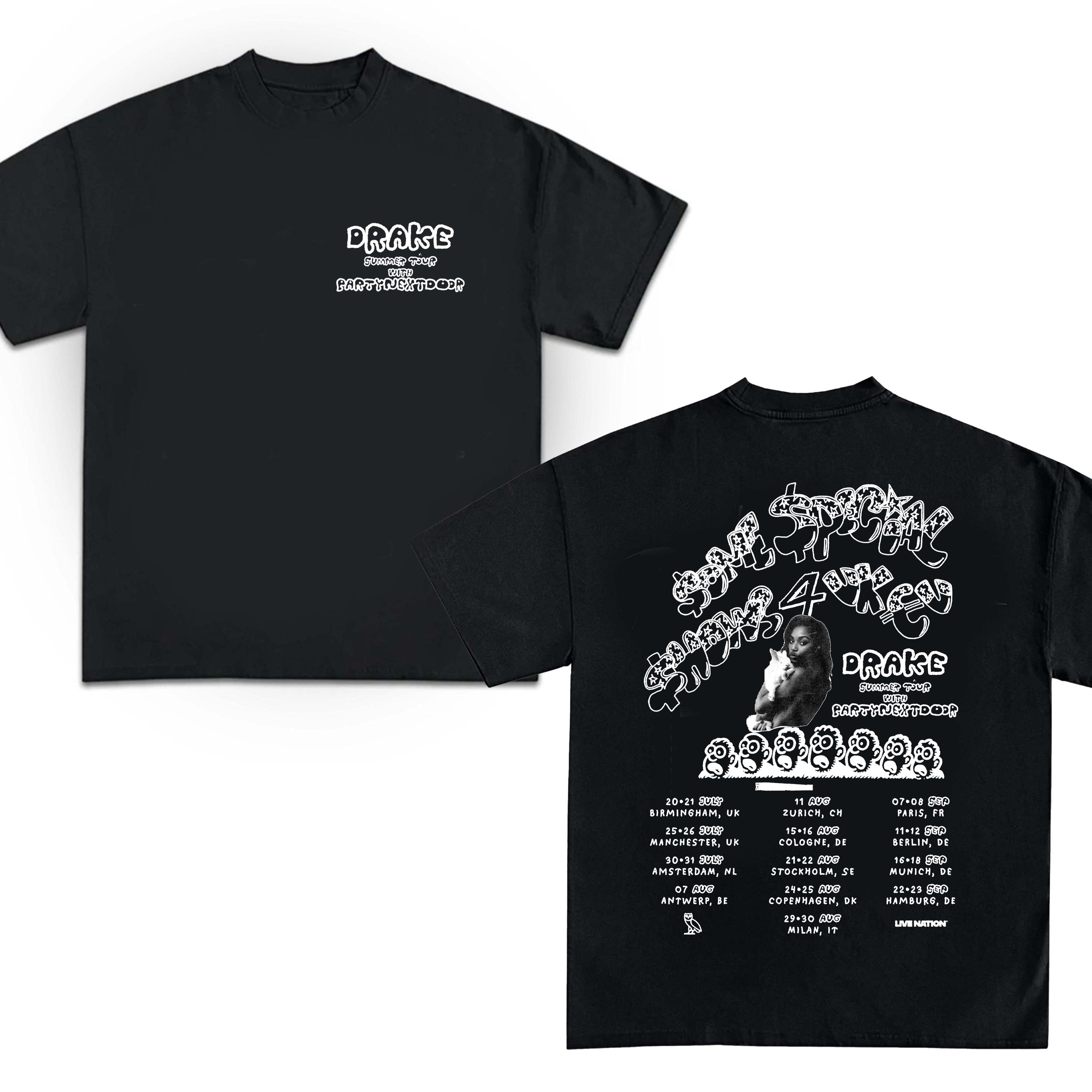 Drake With PARTYNEXTDOOR: Some Special Shows 4 World Tour T-shirt