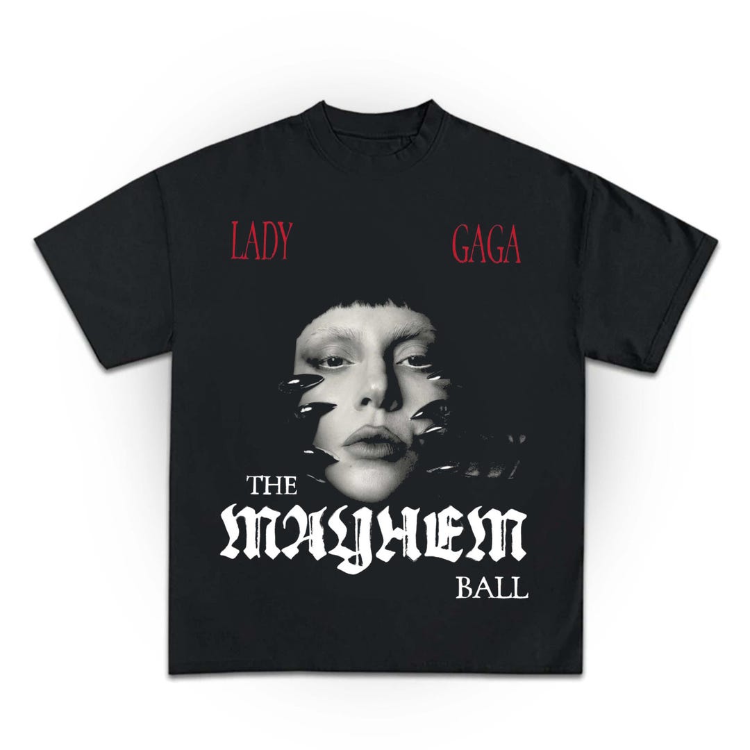 Lady Gaga the Mayhem Ball Tour Date T-shirt - Etsy