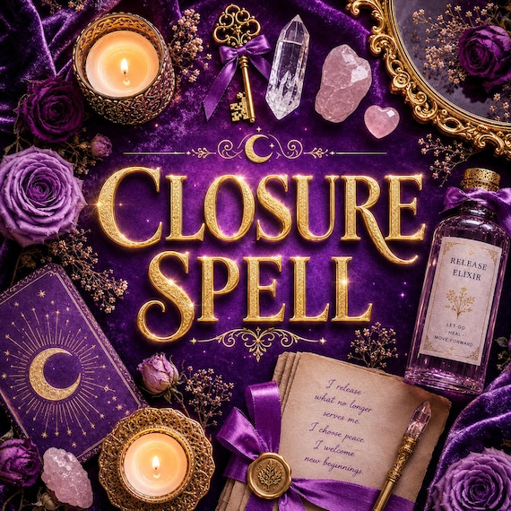 Closure Spell | Heartbreak Healing & Moving On Ritual | Emotional Release, Inner Peace | Same Day Cast