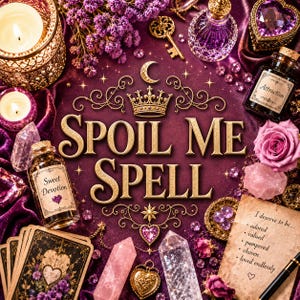 Spoil Me Spell | Princess Treatment & Pampered Ritual | Adored, Cherished, Worshipped Energy | Same Day Cast