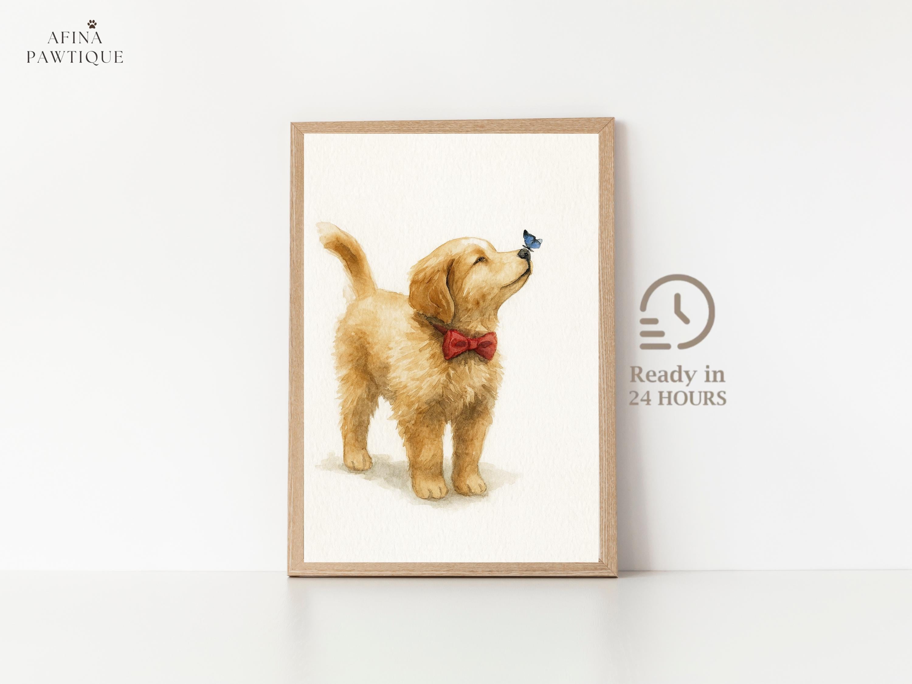 Cute Puppy Painting Canada