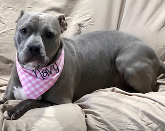 Dog Bandana, Custom Made and Monogrammed