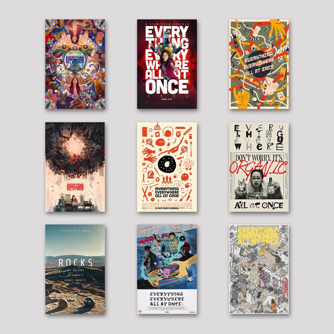 Everthing Poster Everything Everywhere All at Once Movie Posters, Limited Edition ...