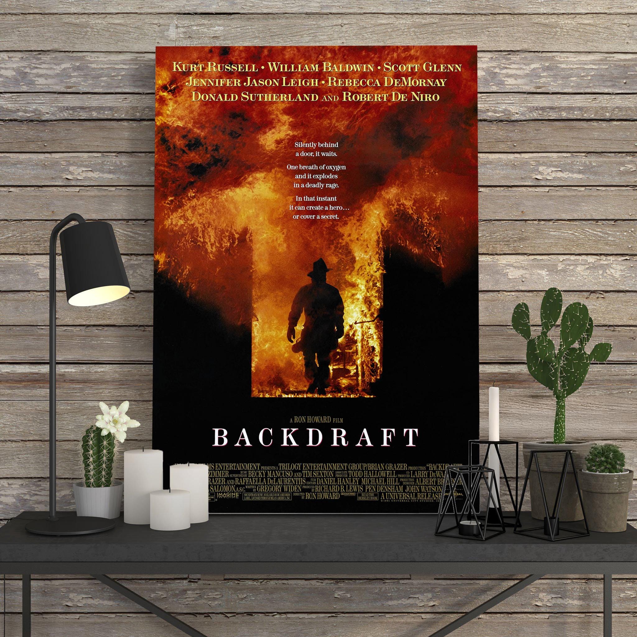 Backdraft Movie Posters, Limited Edition Collectibles, High Quality ...