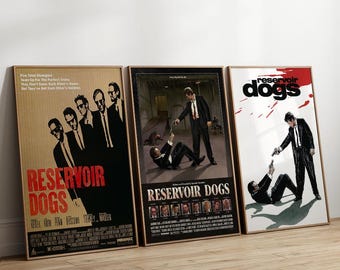 Reservoir Dogs-filmaffiches, verzamelobjecten in beperkte oplage, canvasafdrukken van hoge kwaliteit, wandkunst, woondecoratie, het perfecte cadeau
