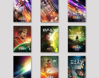 Project Hail Mary Movie Posters, Limited Edition Collectibles, High Quality Canvas Prints, Wall Art, Home Decor,The Perfect Gift