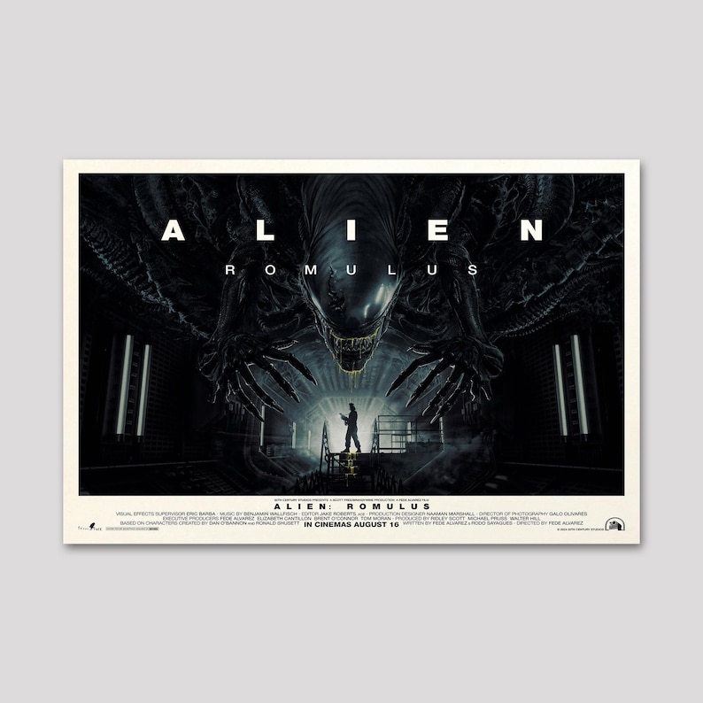 Alien Romulus Movie Poster, Limited Edition Collectibles, Canvas Prints ...