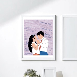 Maybe Happy Ending Musical - Word Art Digital Print