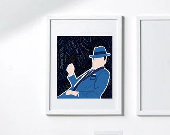 Just In Time Musical - Jonathan Groff Bobby Darin Word Art Stampa digitale