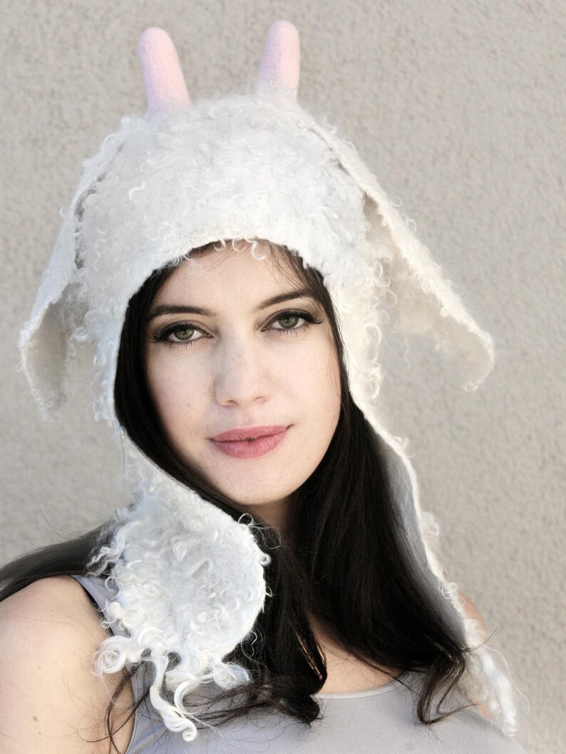 TUTORIAL felting instructions felt felted hat wet nuno felting fleece animal hat Felting Pattern decorating nuno pdf eco diy