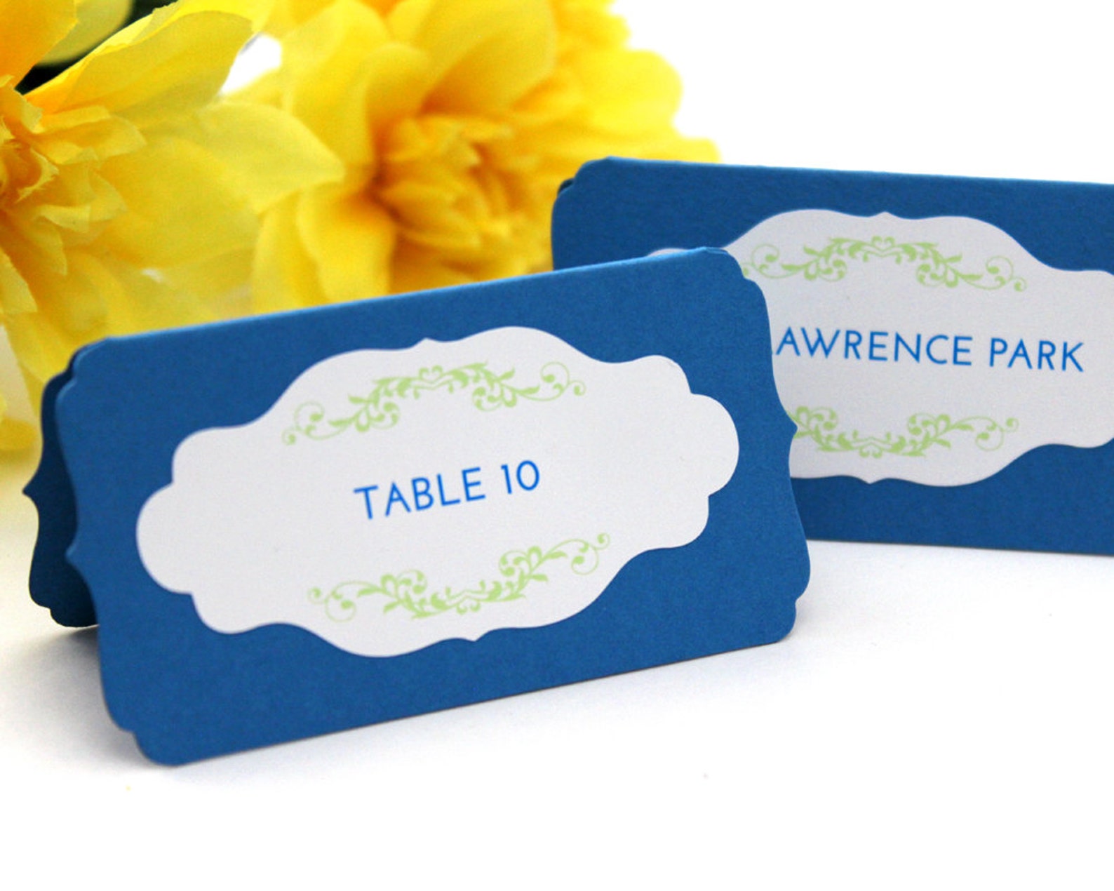 Custom Place Cards Printed Wedding Escort Cards Layered Name Etsy