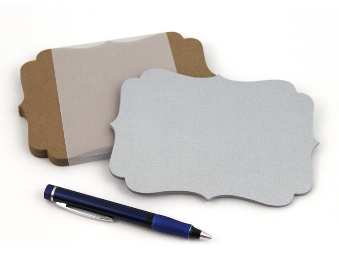 Large Note Cards, Blank A7 Cards, 5 X 7 Diecut Bracket Wish Tree Tags