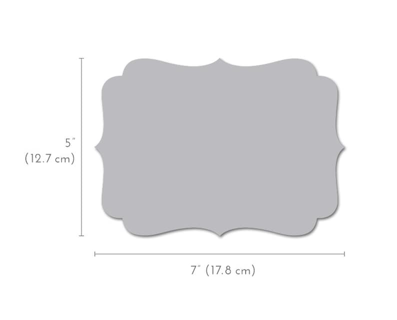 Large Note Cards Blank A7 Cards 5 X 7 Diecut Etsy