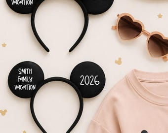 Personalized Minnie / Mickey Ears