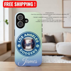 LA Dodgers MagSafe Handyhülle: Robustes, stilvolles Baseball Fan Accessoire, Geschenk für Dodgers Fans