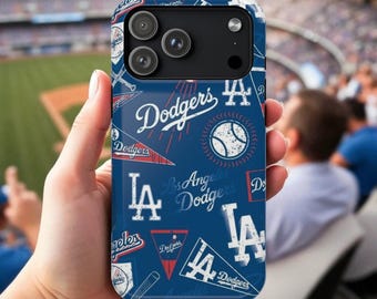 Los Angeles Dodgers iPhone Case, Impact-Resistant, Baseball Fan Accessory