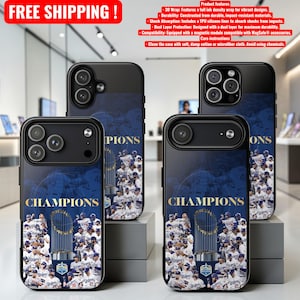 Los Angeles Dodgers Baseball Fan Championship MagSafe-fodral: Skydd med dubbla lager