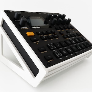 Suporte simples ou múltiplo para ELEKTRON Digitakt / Digitone / Octatrack Mk2 / Syntakt / Analog Heat Mk1 Mk2 - 30 graus - sem frequência