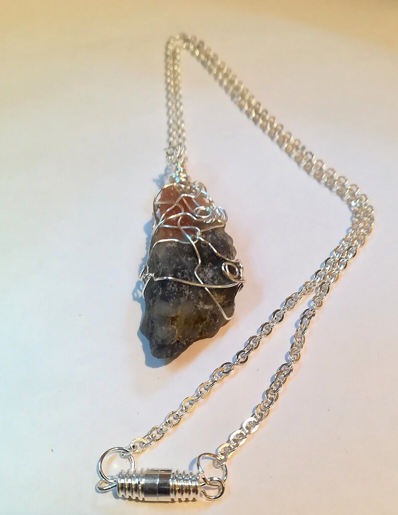 Reiki Gift for Her Handcrafted Wire Wrapped Iolite Sunstone Gemstone Pendant Yoga Jewelery Healing Crystal,Boho Jewelery Power Crystal