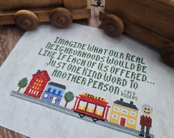 Kind Words DIGITAL cross stitch pattern